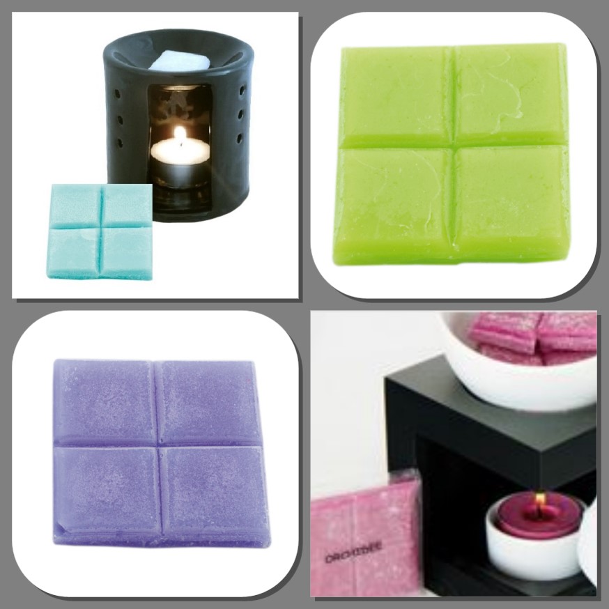 Carrés fondants x 4 pour brûle parfum